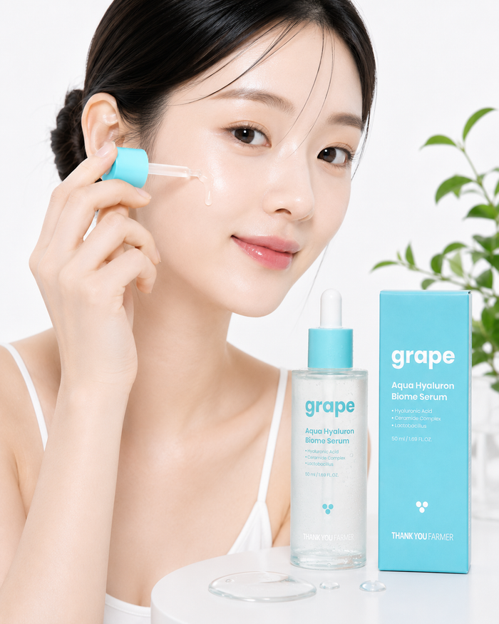Thank You Farmer Grape Aqua Hyaluron Biome Serum 50ml