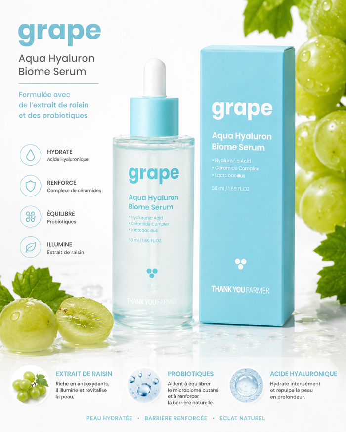 Thank You Farmer Grape Aqua Hyaluron Biome Serum 50ml