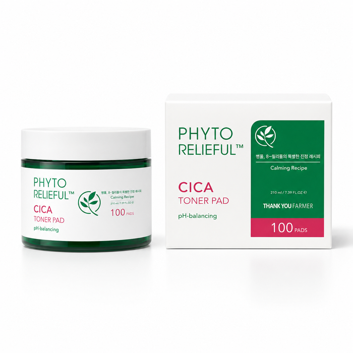 Thank You Farmer Phyto Relieful™ Cica Toner Pad 100 pads