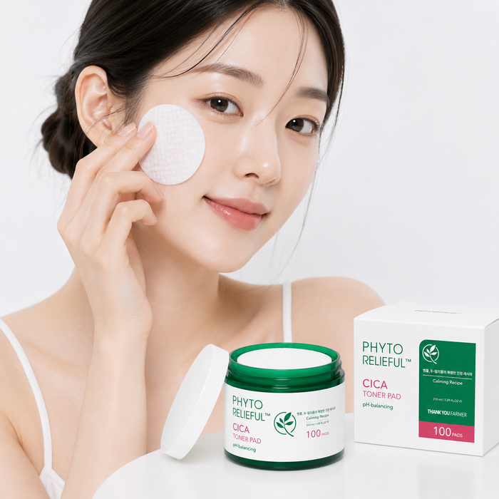 Thank You Farmer Phyto Relieful™ Cica Toner Pad 100 pads