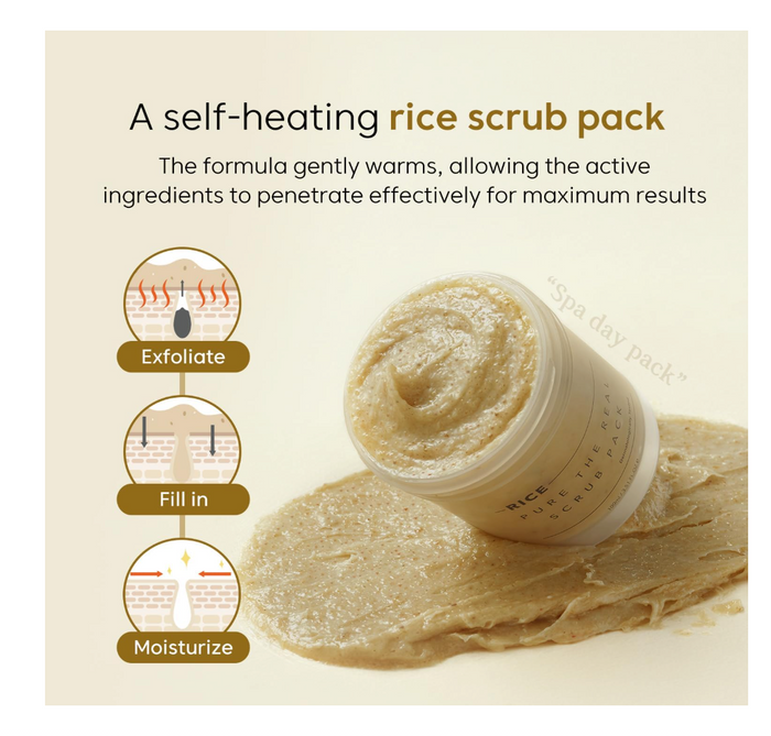THANK YOU FARMER Rice Pure The Real Scrub Pack (100ml)