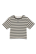 Trois Logo Ribbed Tee