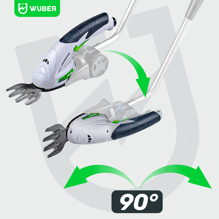 Trymer do żywopłotu trawy akumulatorowy 3,6 V 83 mm USB-C WUBER