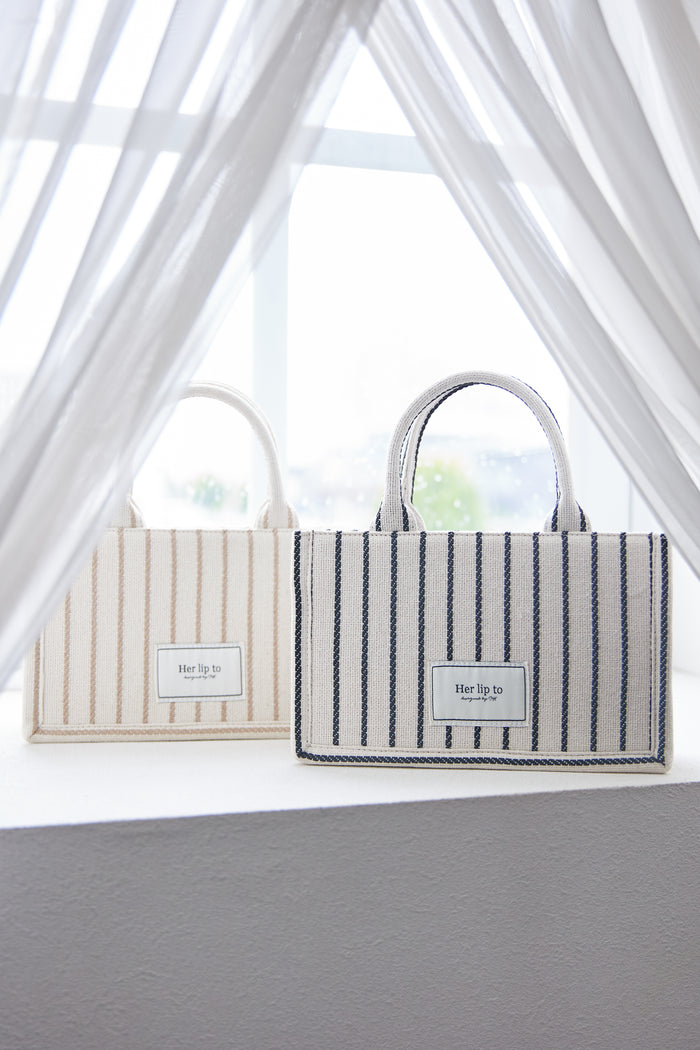 Tuileries Stripe Tote Bag