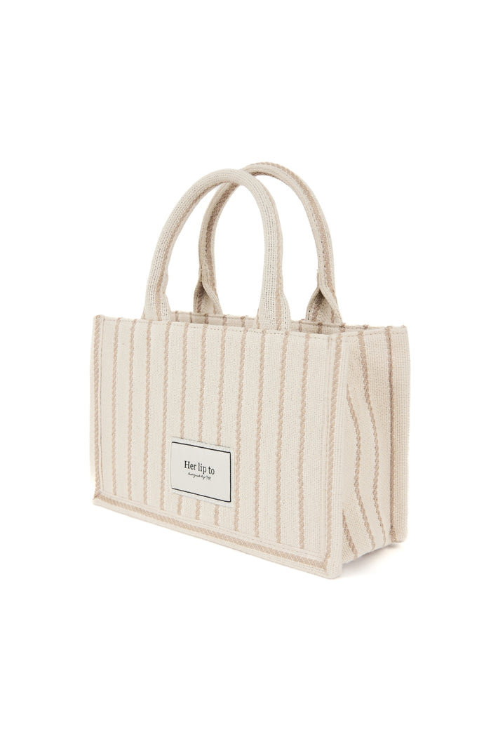 Tuileries Stripe Tote Bag