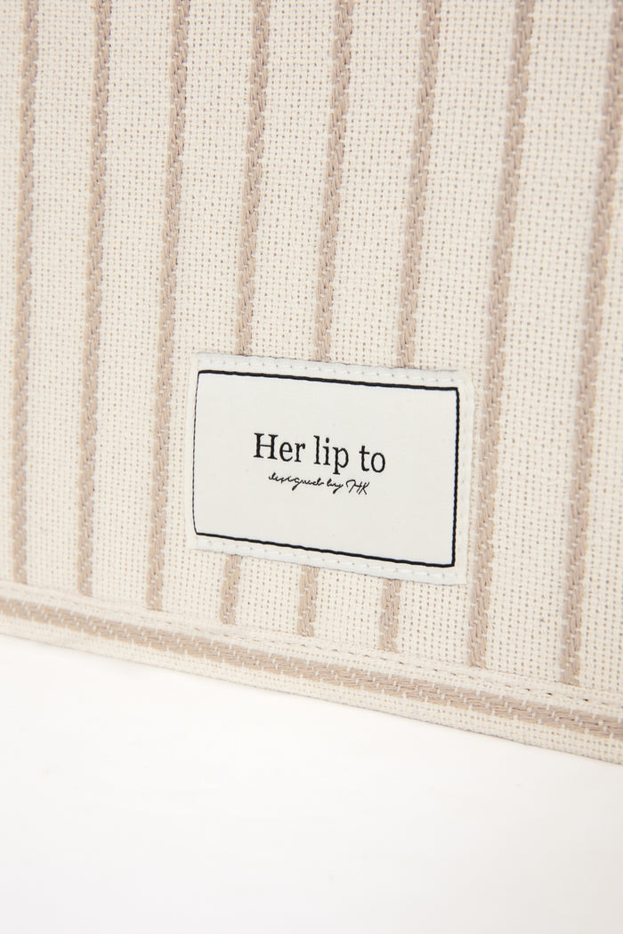 Tuileries Stripe Tote Bag
