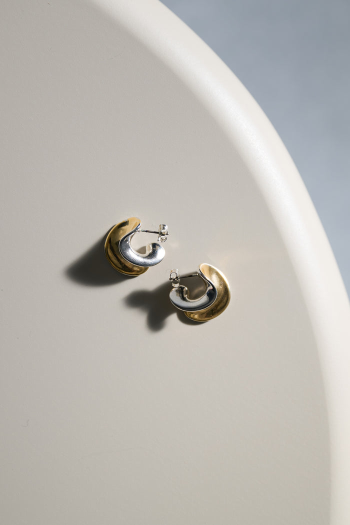 Two-Tone Hoop Pierces