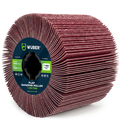 Wałek do satyniarki ściernica listkowa 120x100x19 mm P120 WUBER