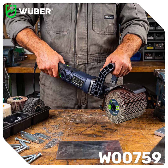 Wałek do satyniarki ściernica listkowa 120x100x19 mm P60 WUBER