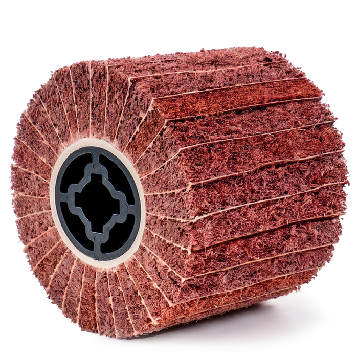 Wałek do satyniarki włóknina ścierna 120x100x19 mm P80 WUBER