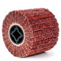 Wałek do satyniarki włóknina ścierna walcowa 120x100x19 mm włóknina szlifierska P60 WUBER