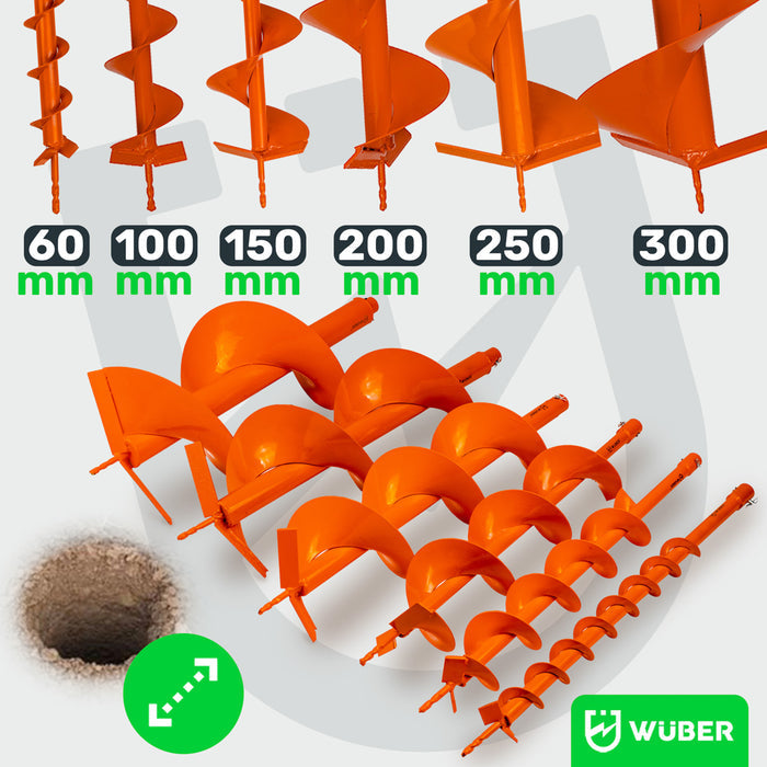 Wiertło do świdra spalinowego 200 mm WUBER