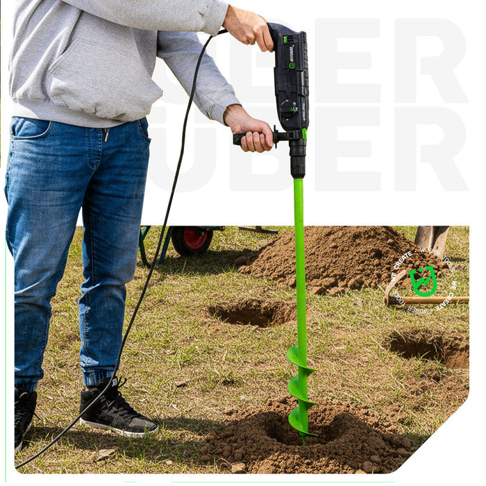 Wiertło ogrodowe na wkrętarkę 100x600 mm WUBER