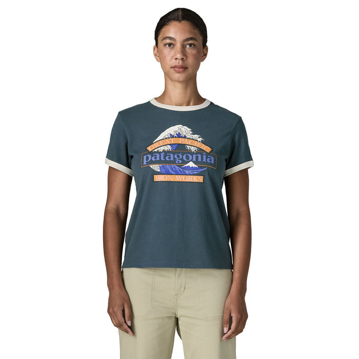 Women's Great Waves Ringer Tee