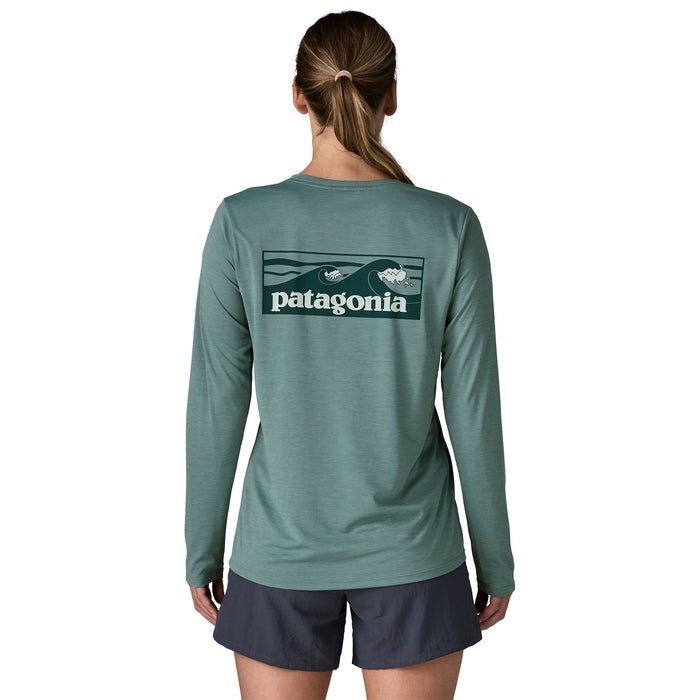 Women's Long-Sleeved Capilene® Cool Daily Shirt - Boardshort Logo