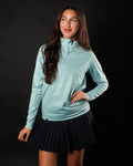Women's Performance Q-Zip - Moon Dust