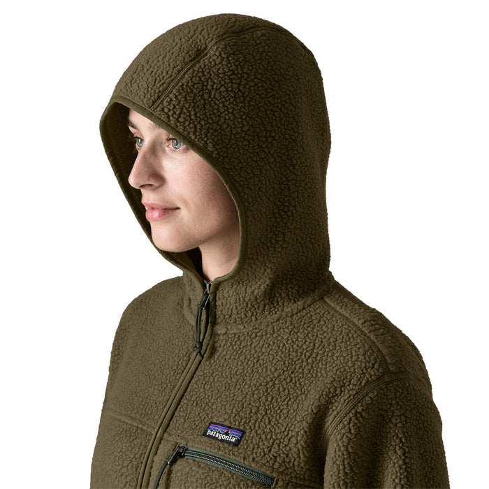 Women's Retro Pile Fleece Hoody