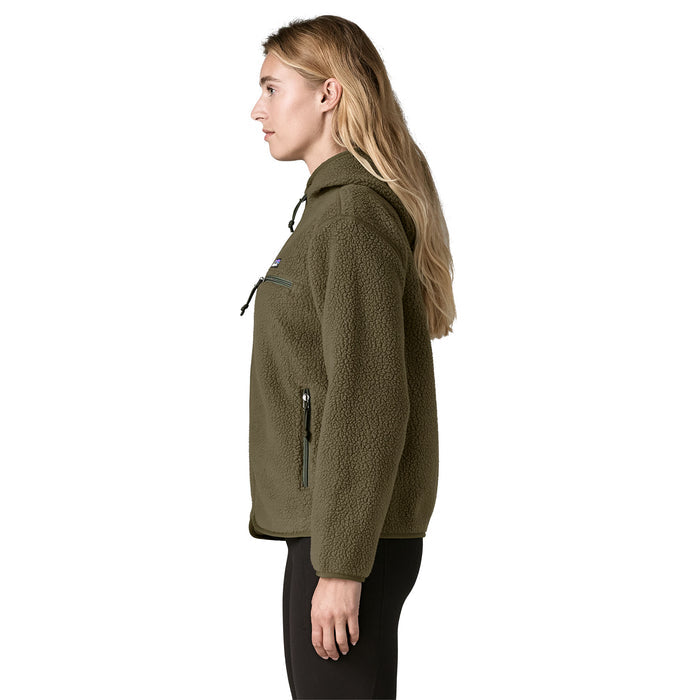 Women's Retro Pile Fleece Hoody