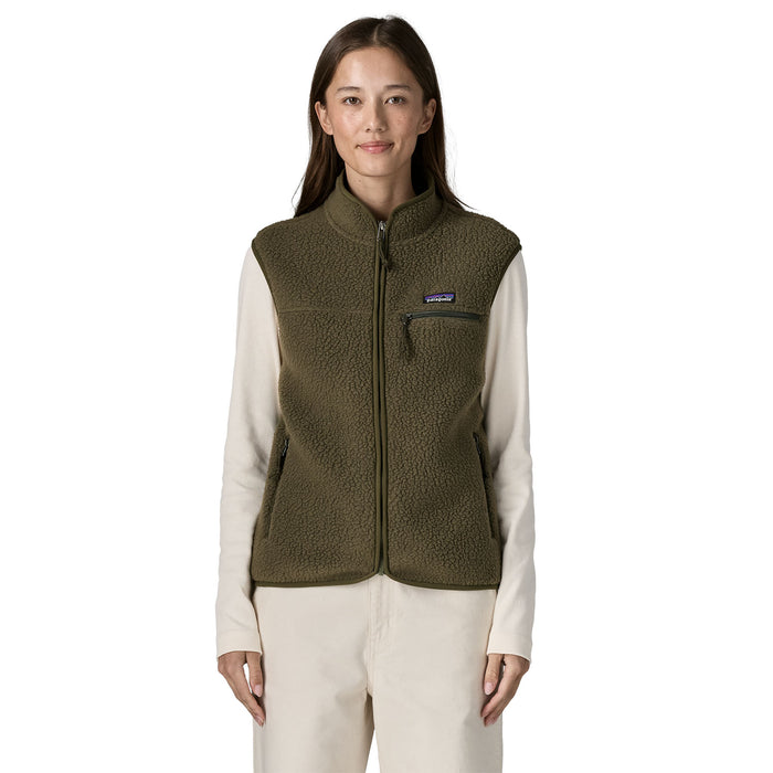 Women's Retro Pile Fleece Vest