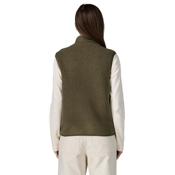 Women's Retro Pile Fleece Vest