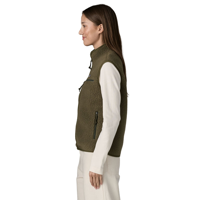 Women's Retro Pile Fleece Vest