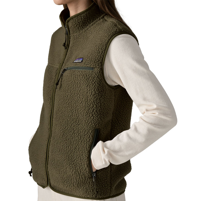 Women's Retro Pile Fleece Vest