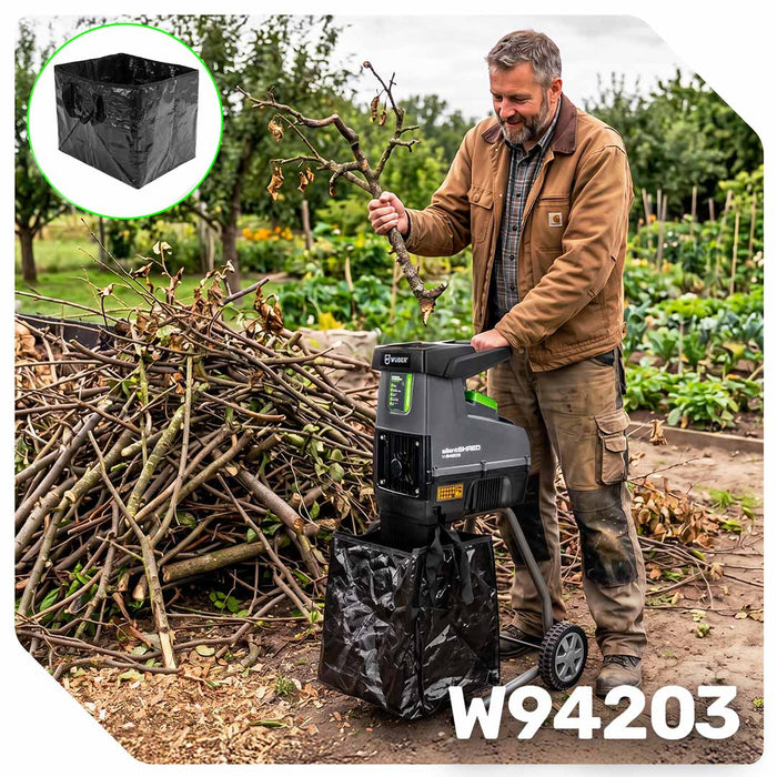 Worek do rozdrabniacza 60 l pojemnik na gałęzie WUBER