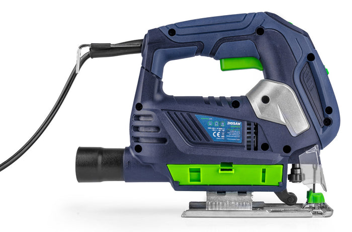 Niebieska elektryczna wyrzynarka Sklep narzędziowy WUBER do drewna z laserem i LED