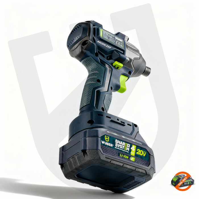 Zakrętarka udarowa akumulatorowa 1/4" 20 V WUBER
