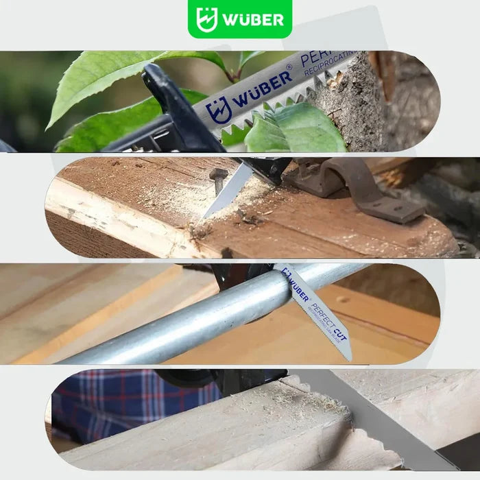 Zastosowanie brzeszczotów: drewno, metal, plastik